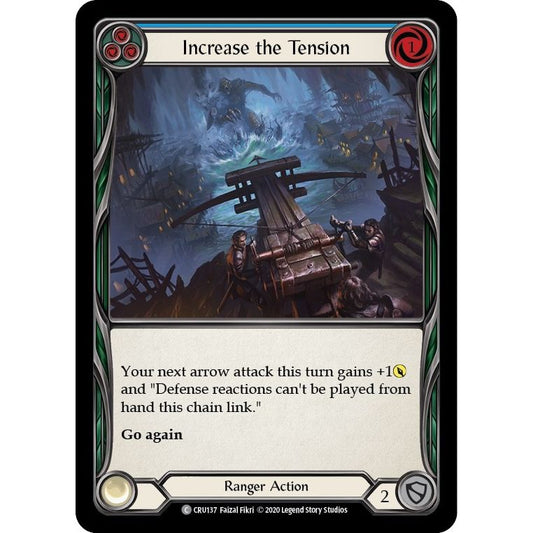 Image for Increase the Tension (Blue) (CRU137) (CRU) - Flesh and Blood TCG