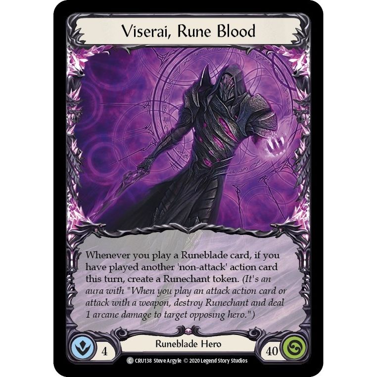 Image for Viserai, Rune Blood (CRU138) (CRU) - Flesh and Blood TCG