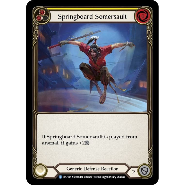 Image for Springboard Somersault (CRU187) (CRU) - Flesh and Blood TCG