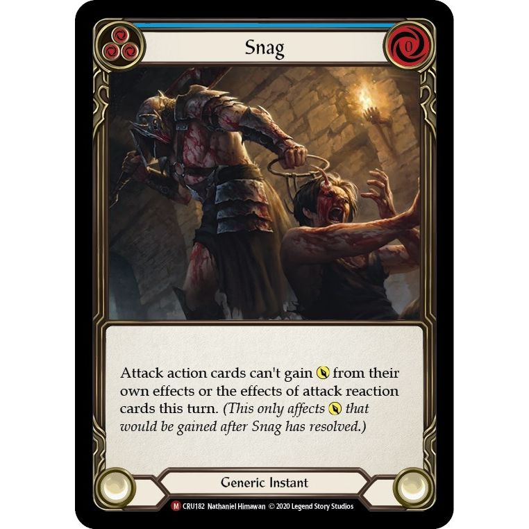 Image for Snag (CRU182) (CRU) - Flesh and Blood TCG