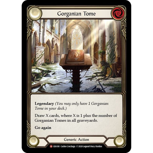 Image for Gorganian Tome (CRU181) (CRU) - Flesh and Blood TCG