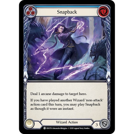 Image for Snapback (Blue) (CRU176) (CRU) - Flesh and Blood TCG