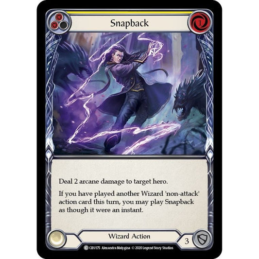 Image for Snapback (Yellow) (CRU175) (CRU) - Flesh and Blood TCG