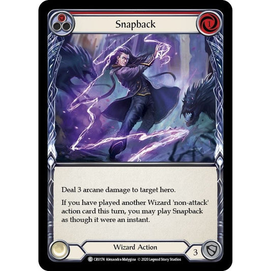 Image for Snapback (Red) (CRU174) (CRU) - Flesh and Blood TCG