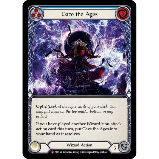 Image for Gaze the Ages (CRU163) (CRU) - Flesh and Blood TCG