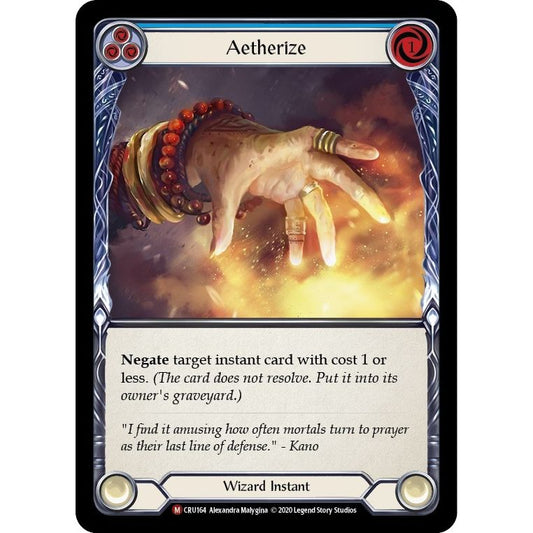 Image for Aetherize (CRU164) (CRU) - Flesh and Blood TCG