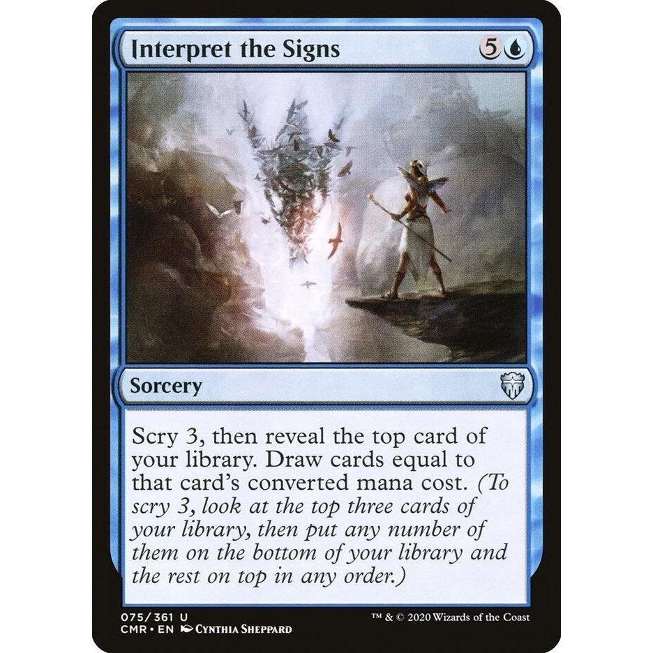 Image for Interpret the Signs (75) (CMR) - Magic: The Gathering