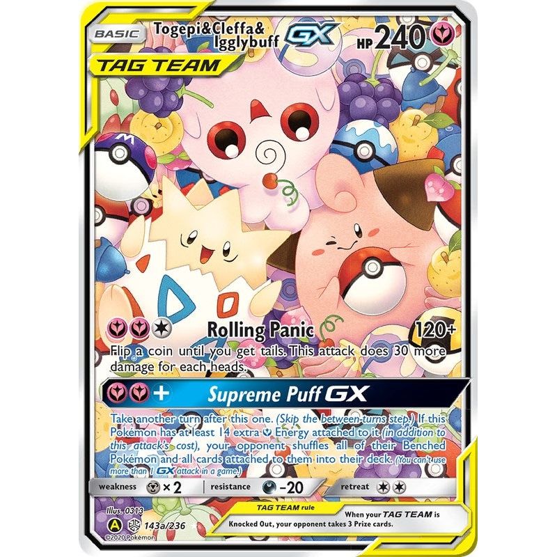 Image for Togepi & Cleffa & Igglybuff GX - 143a/236 (143a/236) (PR) - Pokemon