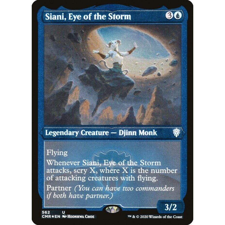 Image for Siani, Eye of the Storm (Foil Etched) (562) (CMR) - Magic: The Gathering