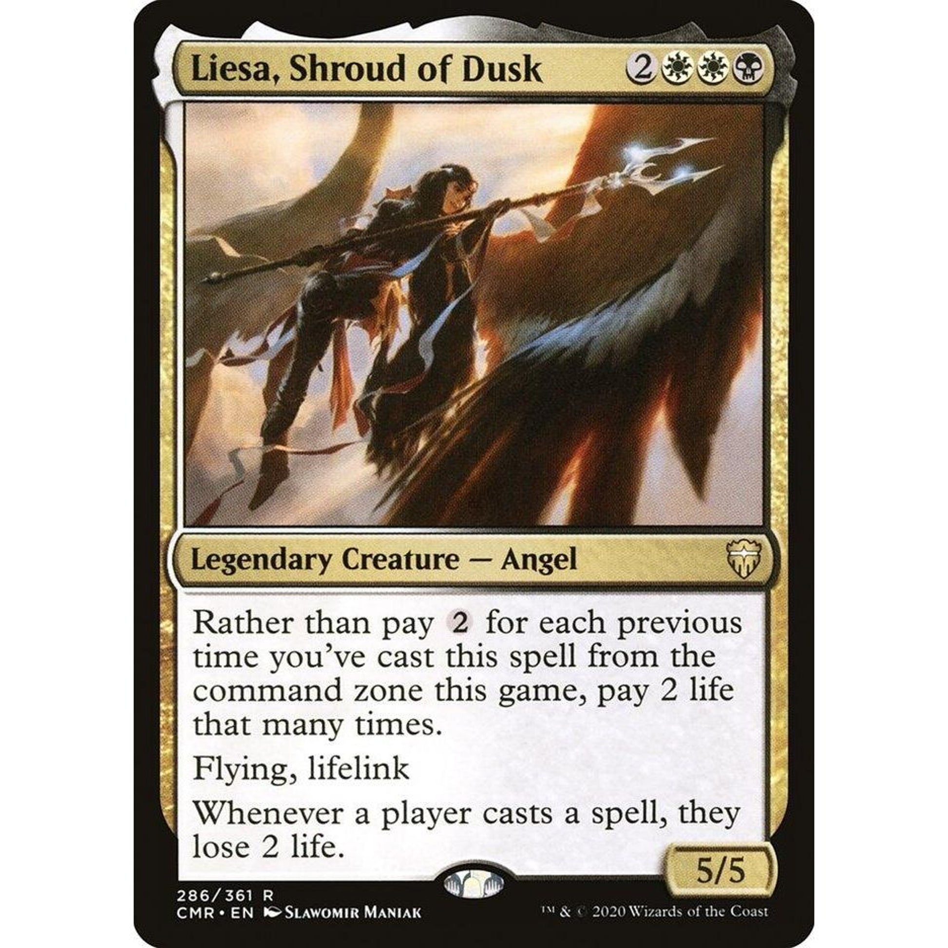 Image for Liesa, Shroud of Dusk (286) (CMR) - Magic: The Gathering