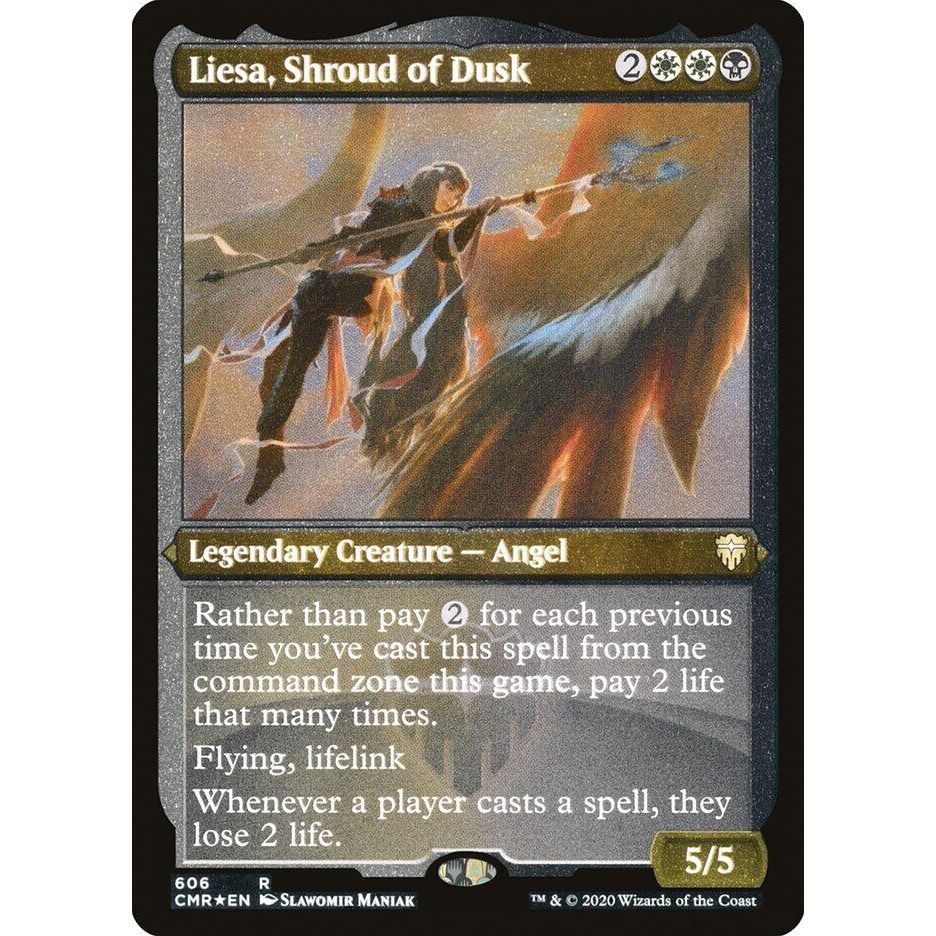 Image for Liesa, Shroud of Dusk (Foil Etched) (606) (CMR) - Magic: The Gathering