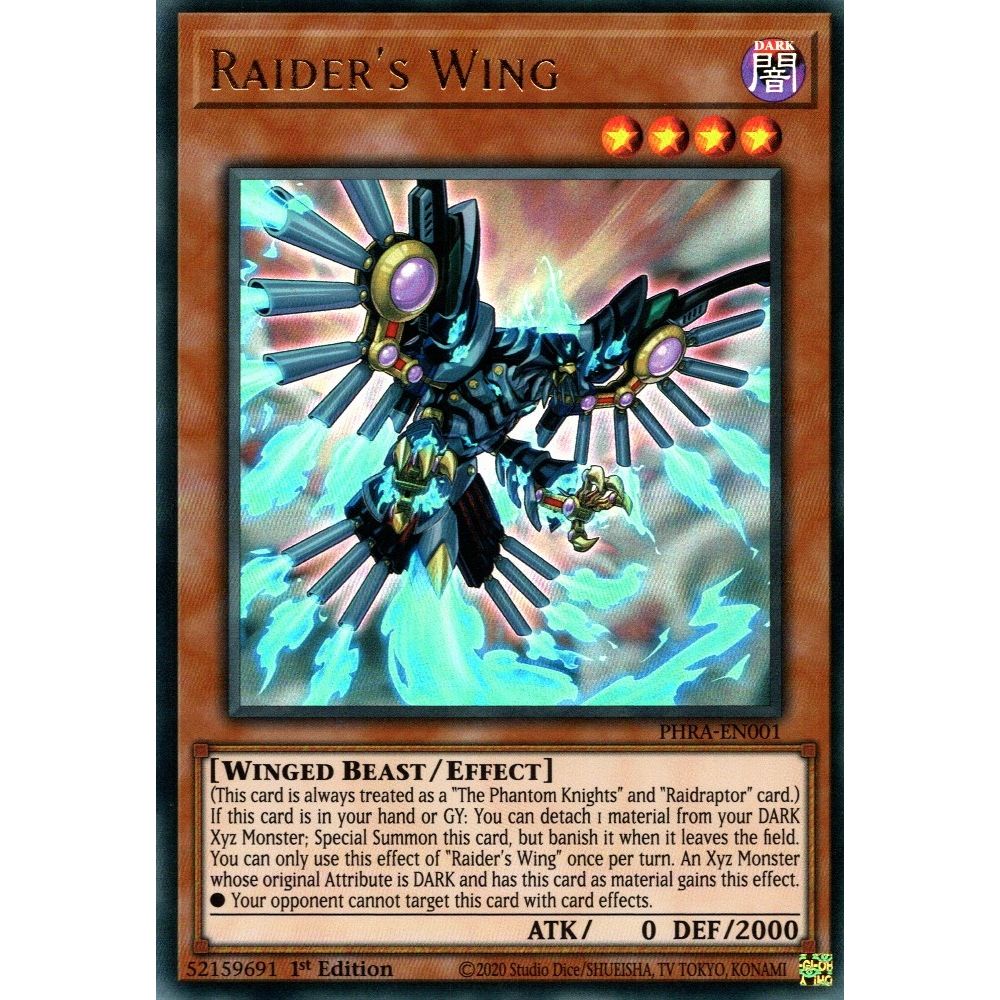 Image for Raider's Wing (PHRA-EN001) (PHRA) - YuGiOh