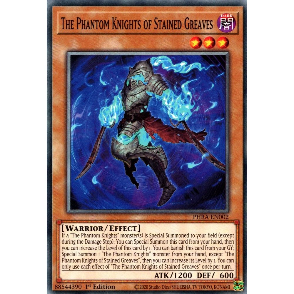 Image for The Phantom Knights of Stained Greaves (PHRA-EN002) (PHRA) - YuGiOh