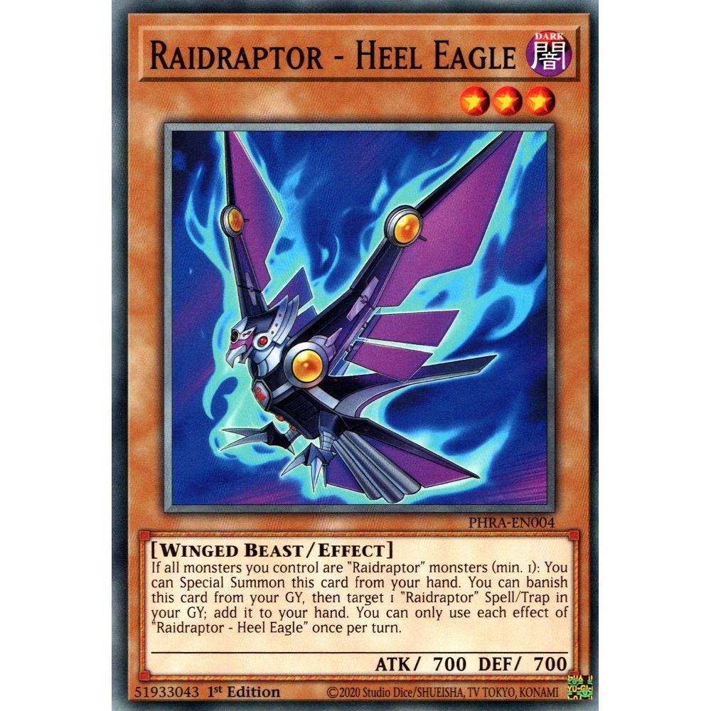 Image for Raidraptor - Heel Eagle (PHRA-EN004) (PHRA) - YuGiOh