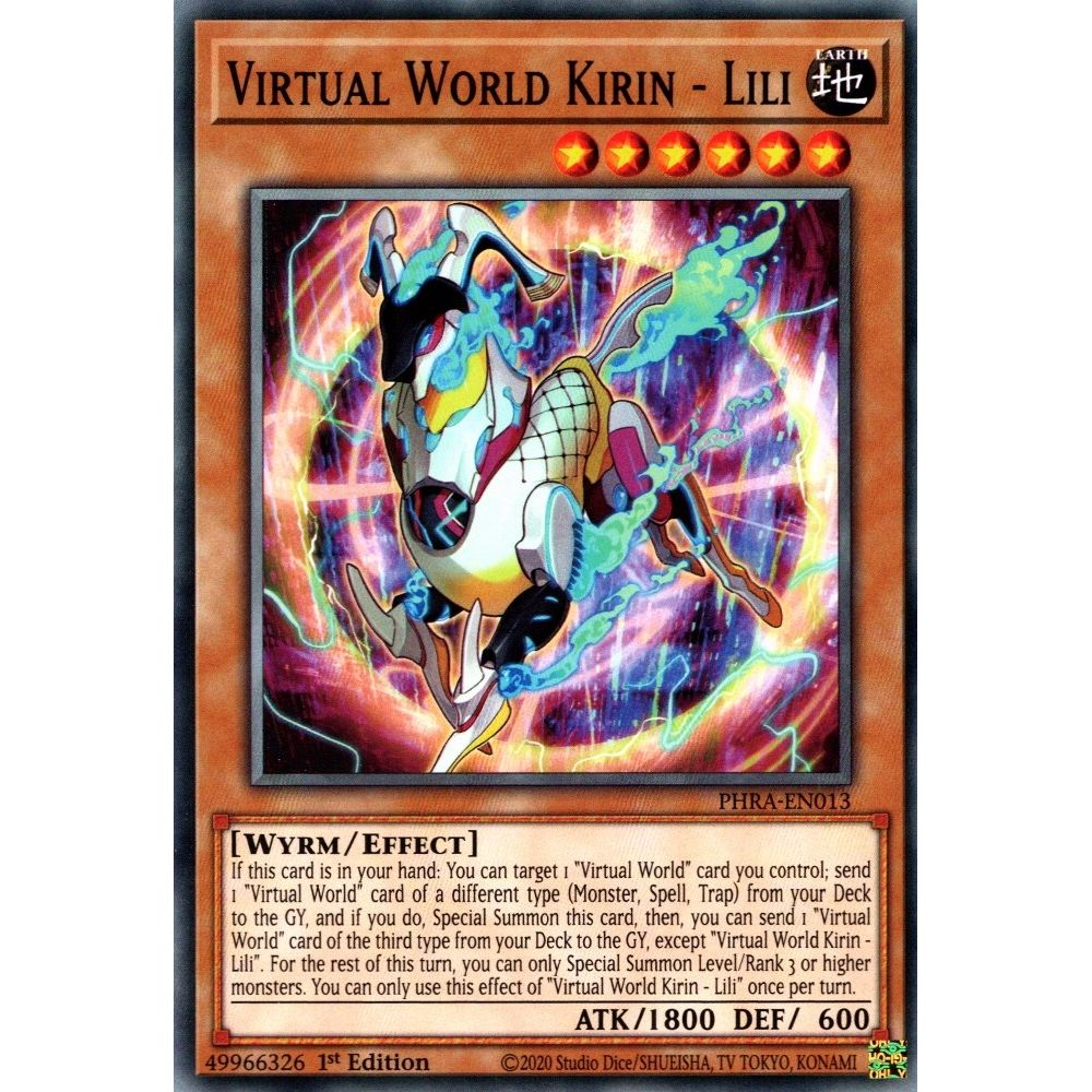 Image for Virtual World Kirin - Lili (PHRA-EN013) (PHRA) - YuGiOh