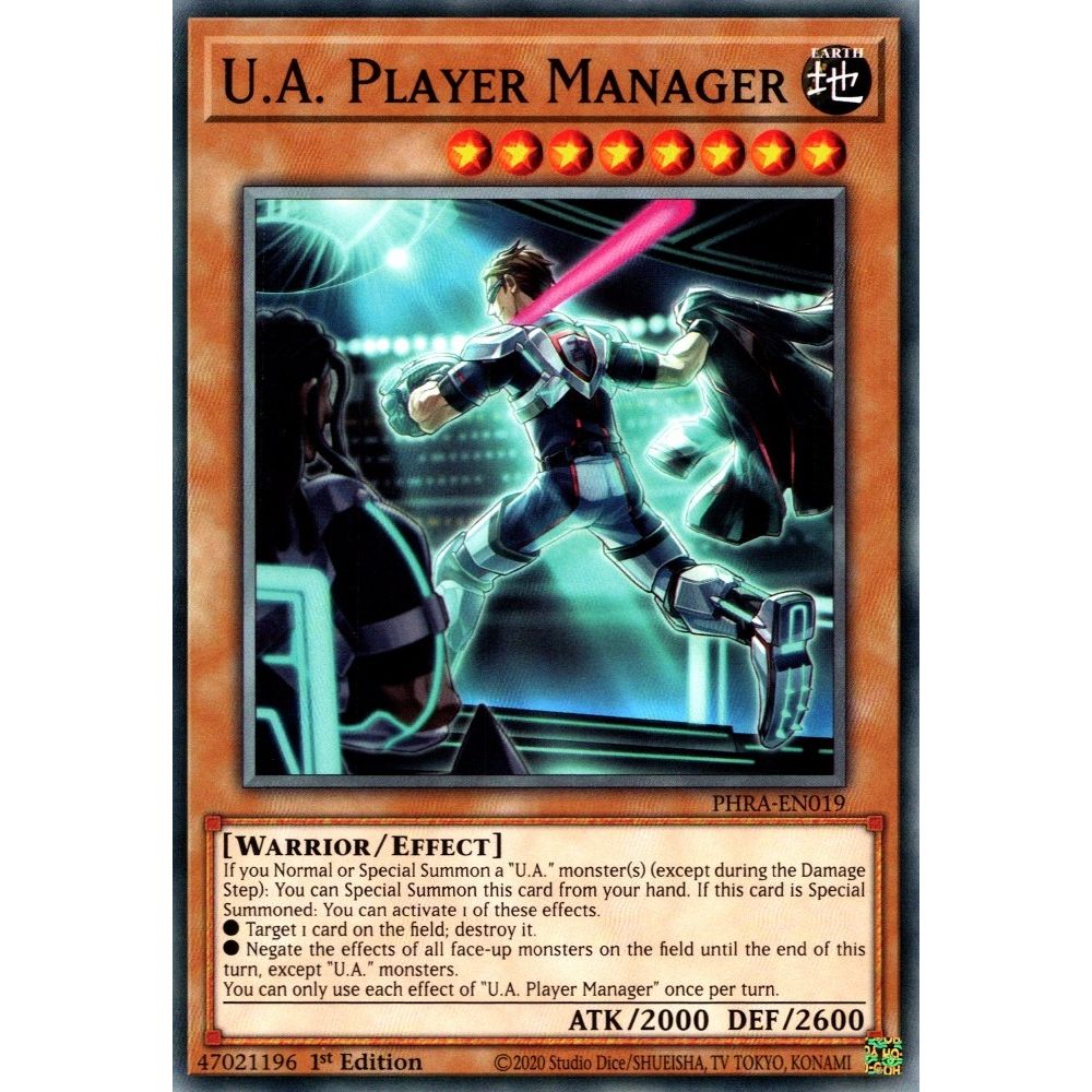 Image for U.A. Player Manager (PHRA-EN019) (PHRA) - YuGiOh