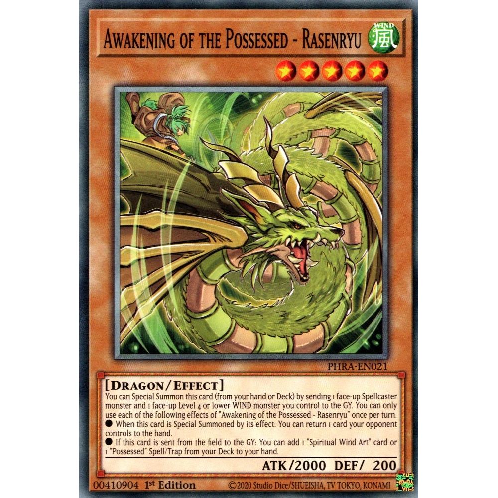 Image for Awakening of the Possessed - Rasenryu (PHRA-EN021) (PHRA) - YuGiOh