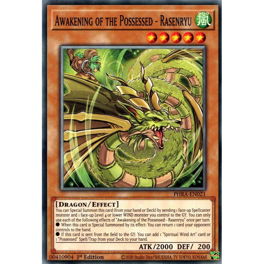 Image for Awakening of the Possessed - Rasenryu (PHRA-EN021) (PHRA) - YuGiOh