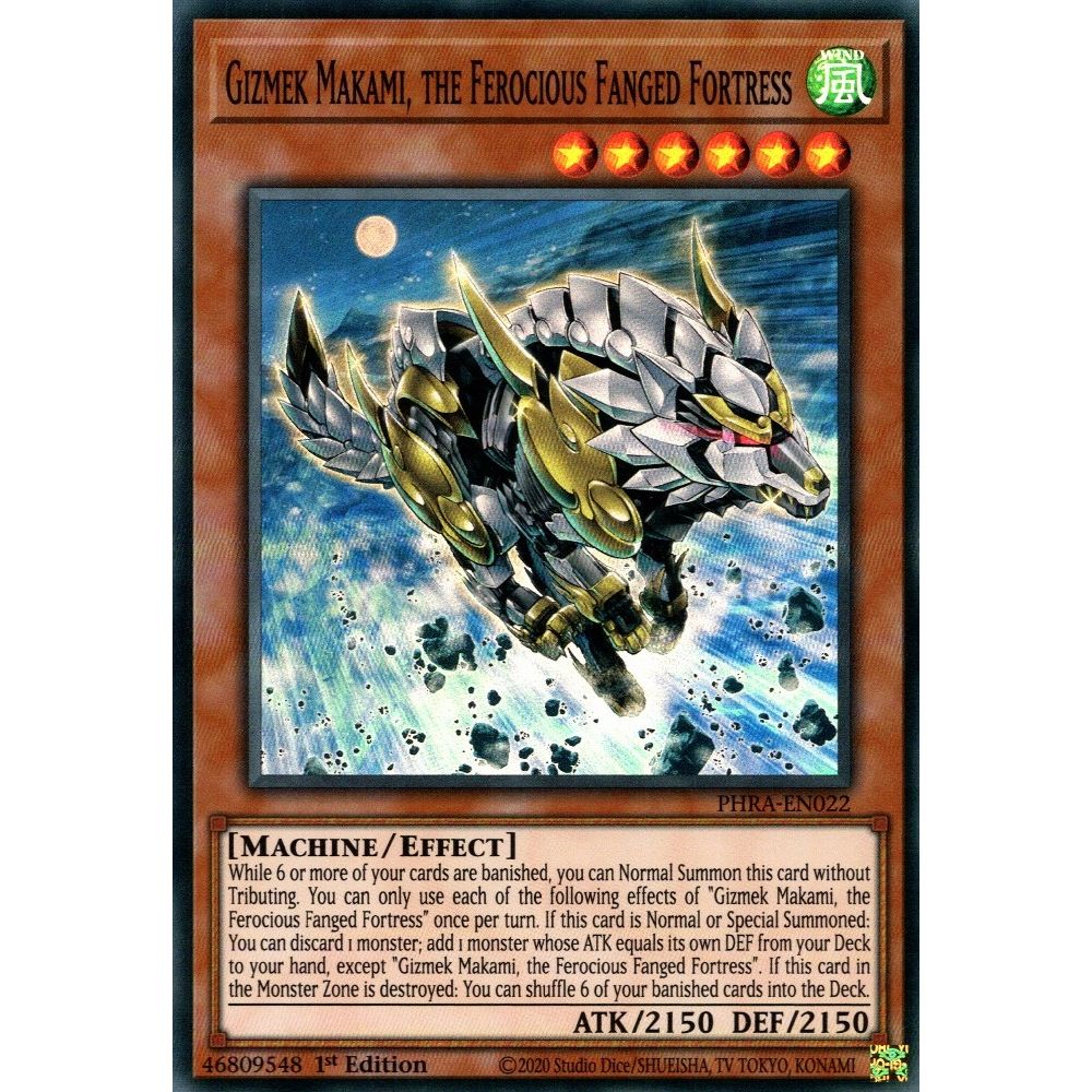 Image for Gizmek Makami, the Ferocious Fanged Fortress (PHRA-EN022) (PHRA) - YuGiOh