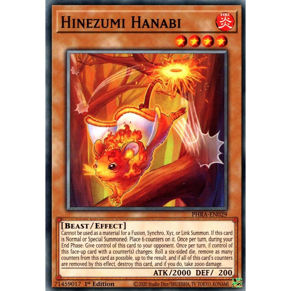 Image for Hinezumi Hanabi (PHRA-EN029) (PHRA) - YuGiOh