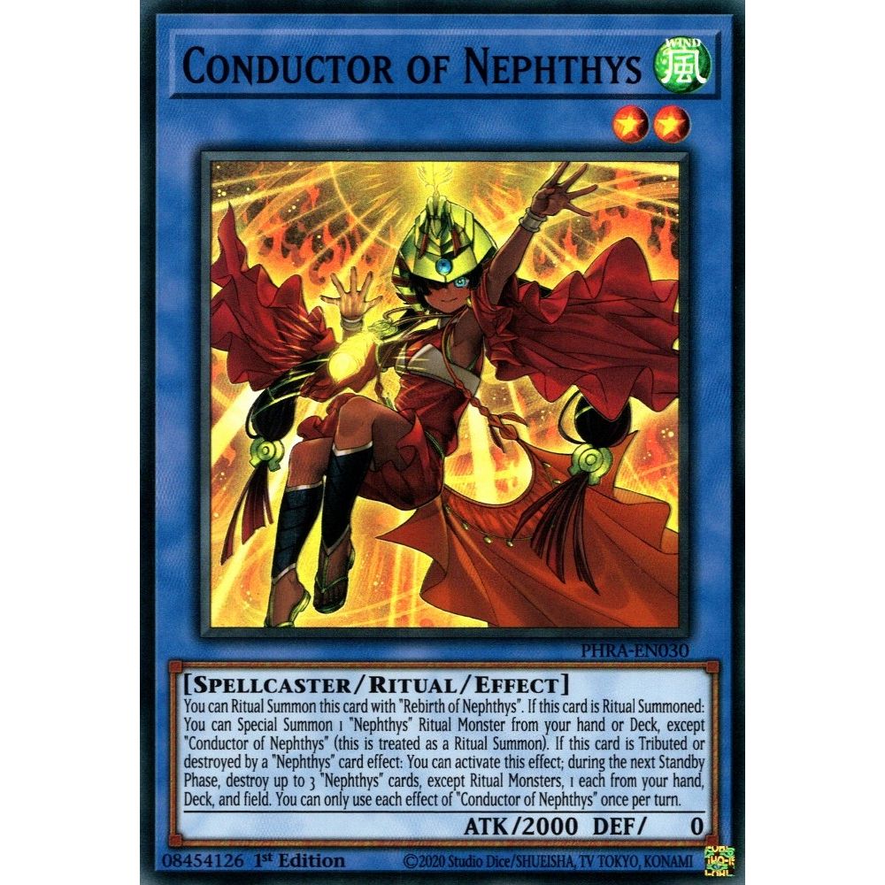 Image for Conductor of Nephthys (PHRA-EN030) (PHRA) - YuGiOh