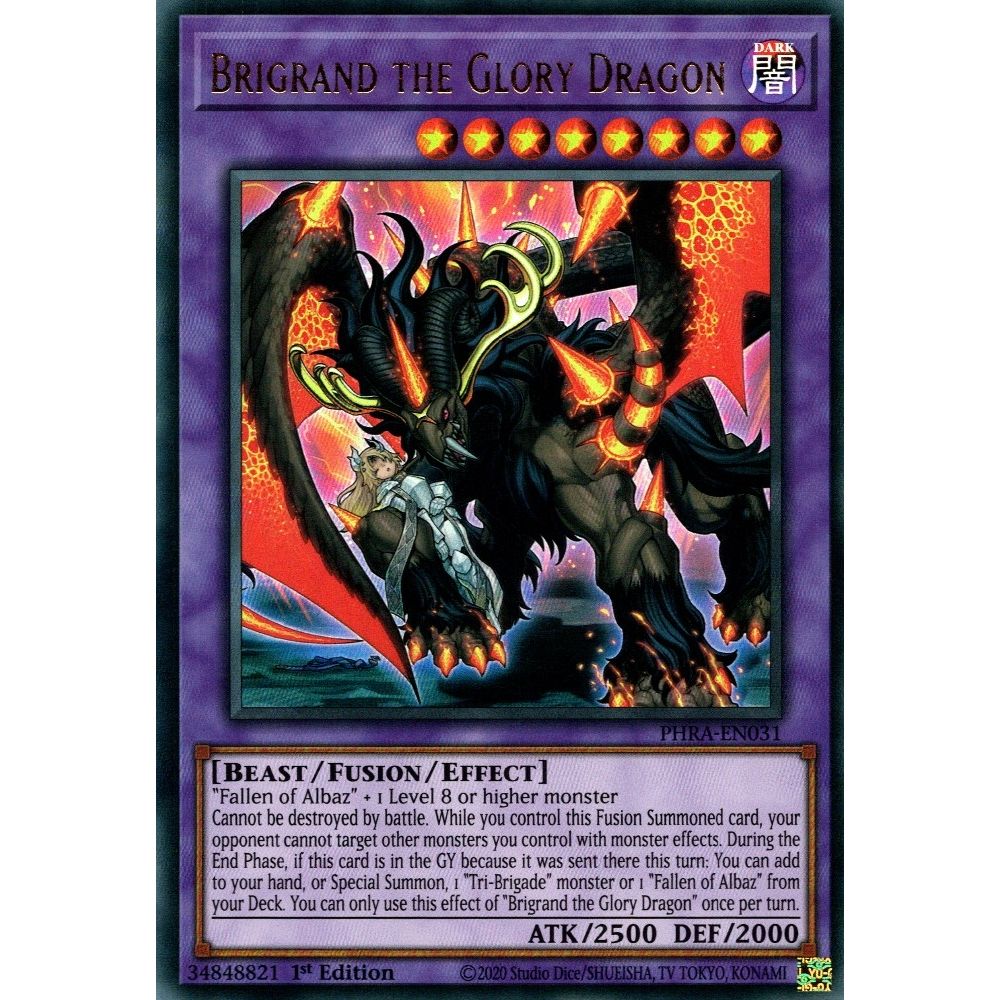 Image for Brigrand the Glory Dragon (PHRA-EN031) (PHRA) - YuGiOh