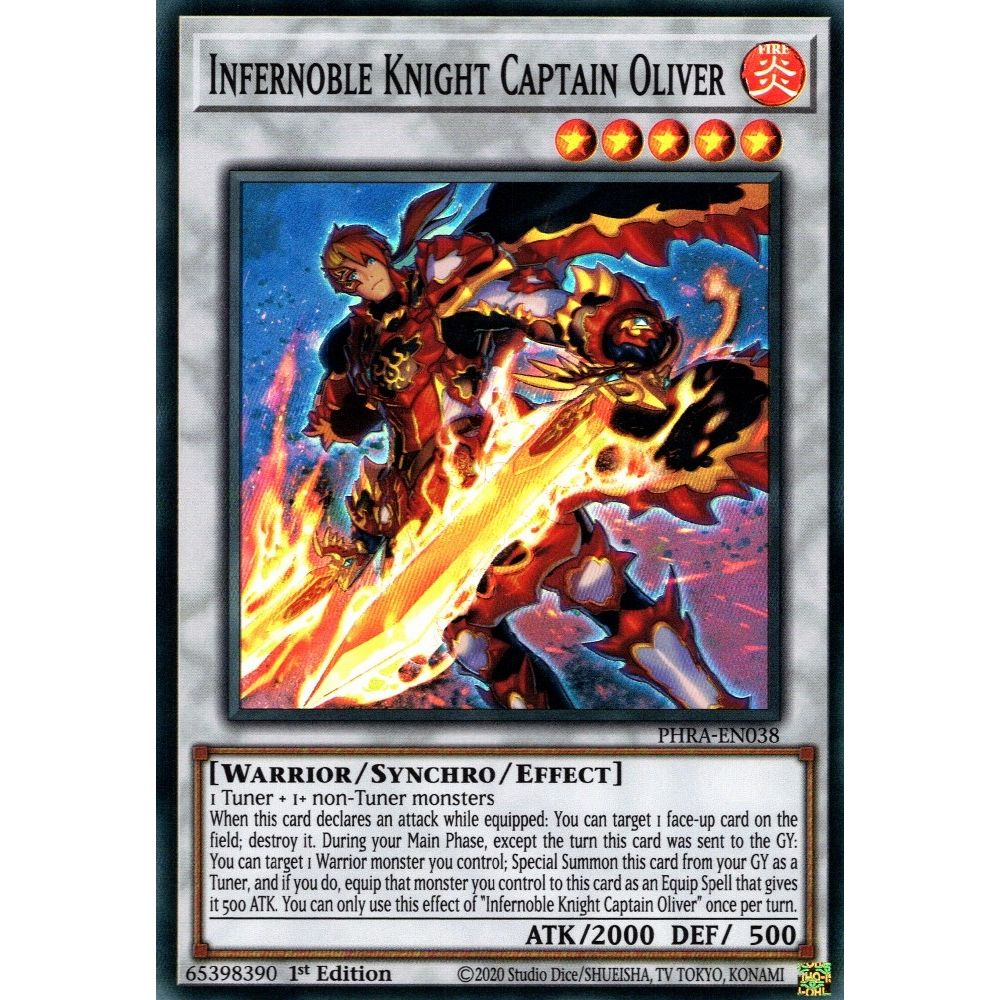 Image for Infernoble Knight Captain Oliver (PHRA-EN038) (PHRA) - YuGiOh