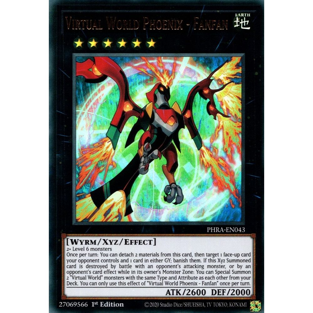 Image for Virtual World Phoenix - Fanfan (PHRA-EN043) (PHRA) - YuGiOh