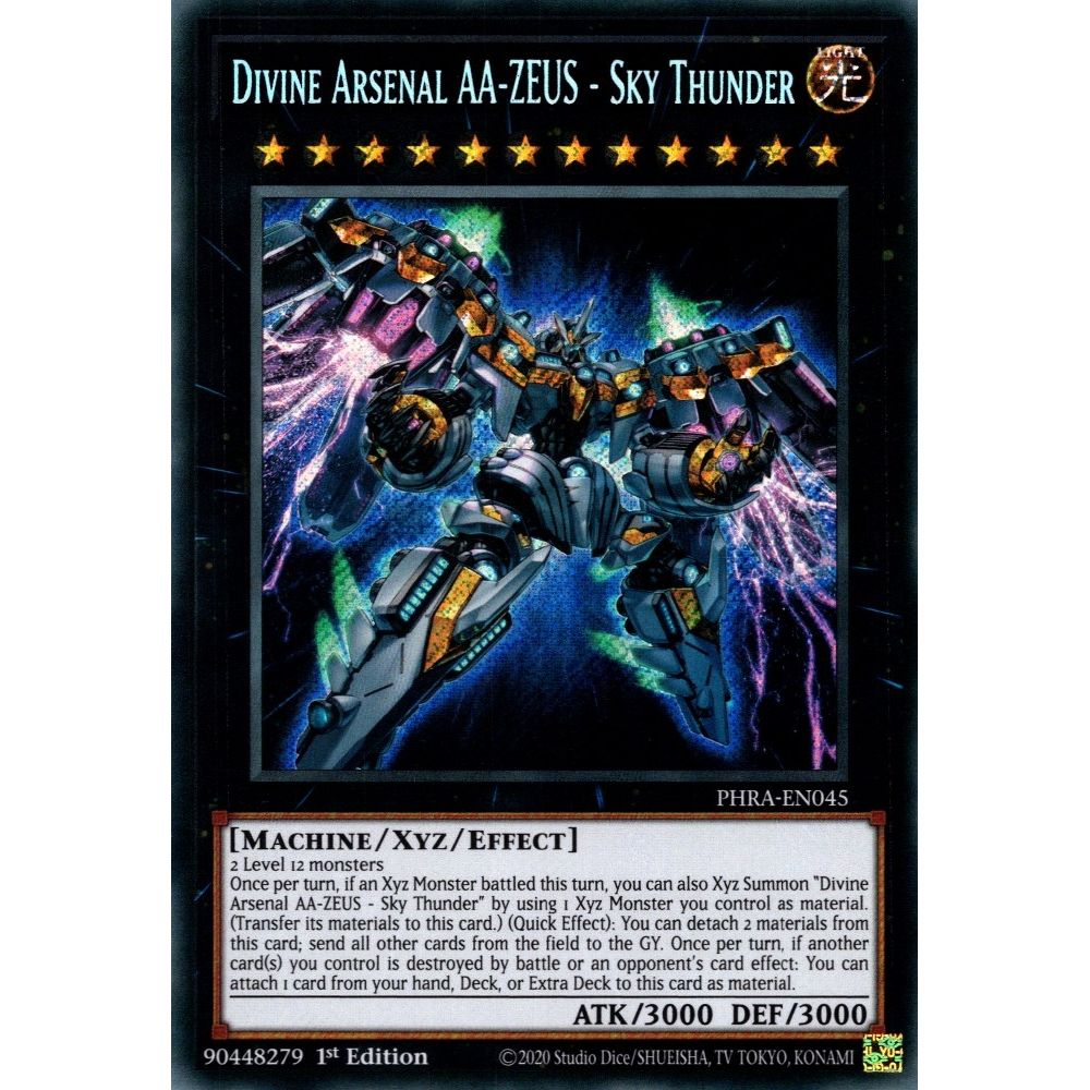 Image for Divine Arsenal AA-ZEUS - Sky Thunder (PHRA-EN045) (PHRA) - YuGiOh