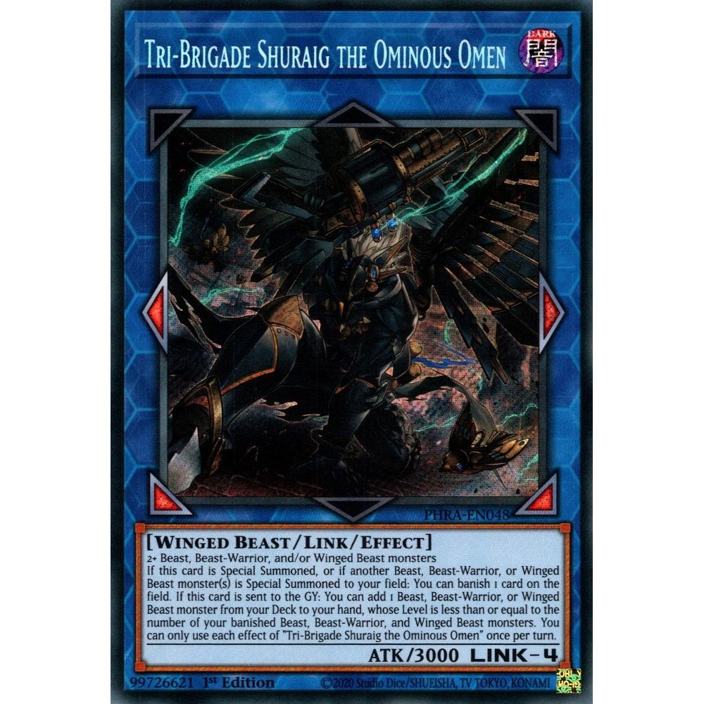 Image for Tri-Brigade Shuraig the Ominous Omen (PHRA-EN048) (PHRA) - YuGiOh