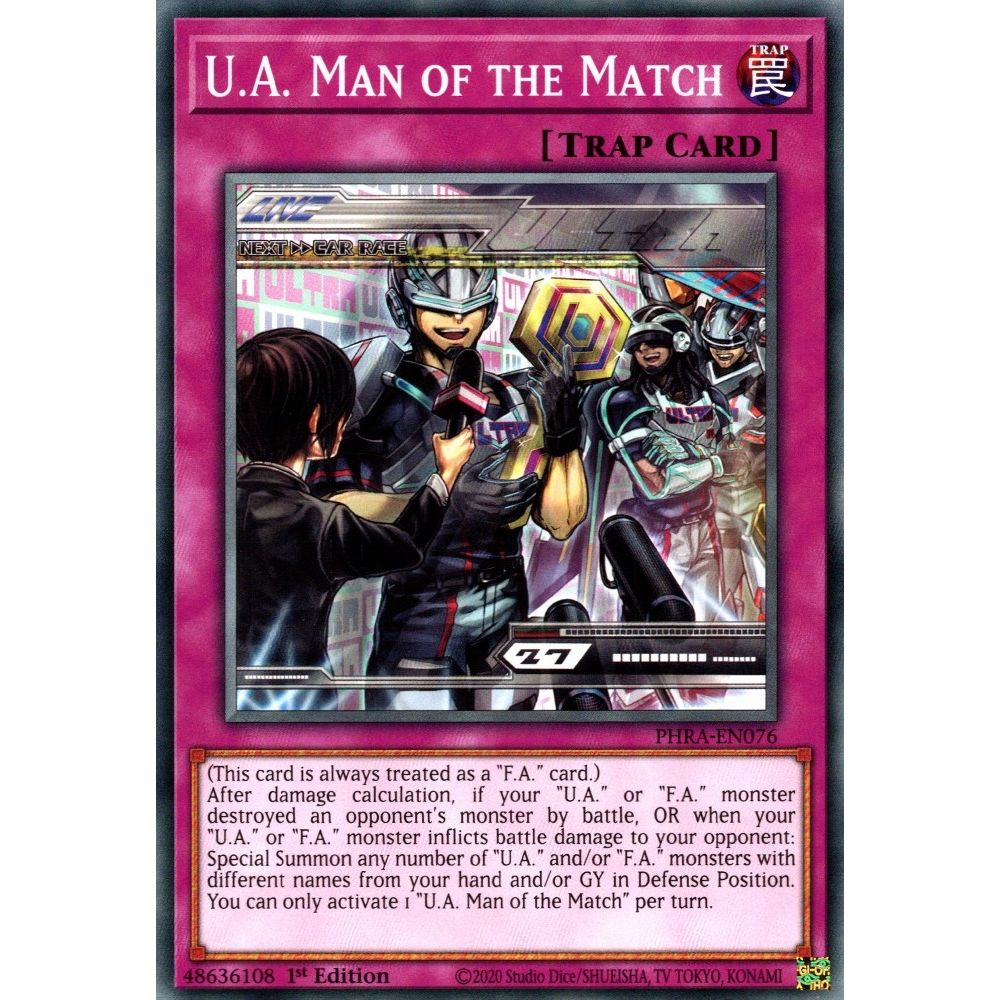 Image for U.A. Man of the Match (PHRA-EN076) (PHRA) - YuGiOh