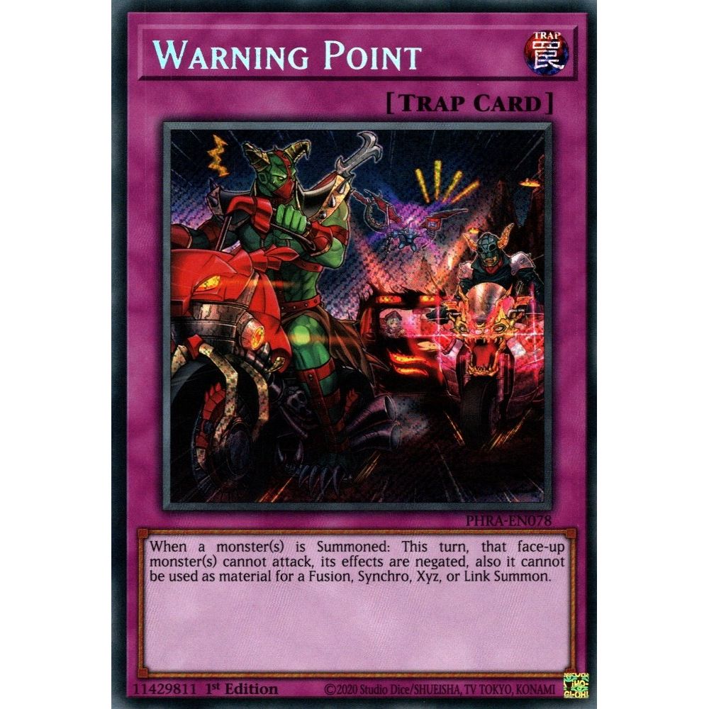 Image for Warning Point (PHRA-EN078) (PHRA) - YuGiOh