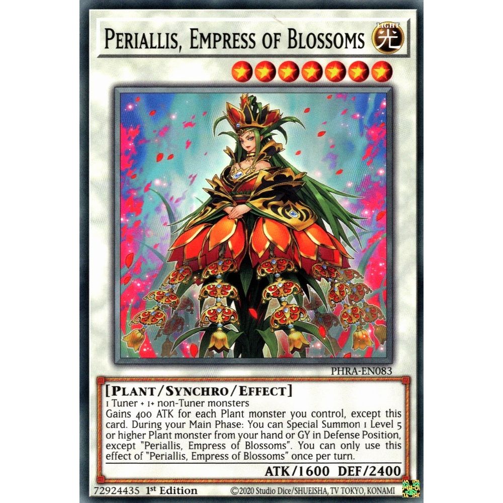 Image for Periallis, Empress of Blossoms (PHRA-EN083) (PHRA) - YuGiOh