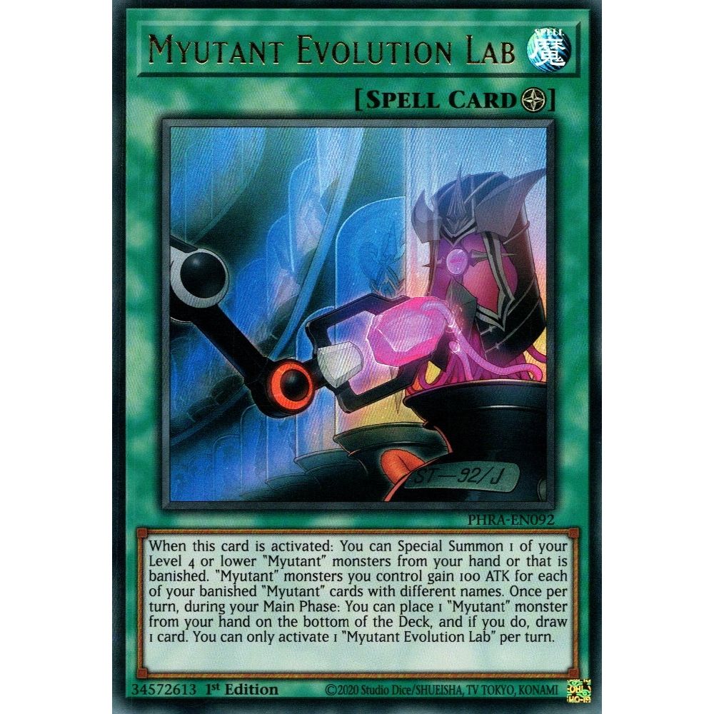 Image for Myutant Evolution Lab (PHRA-EN092) (PHRA) - YuGiOh