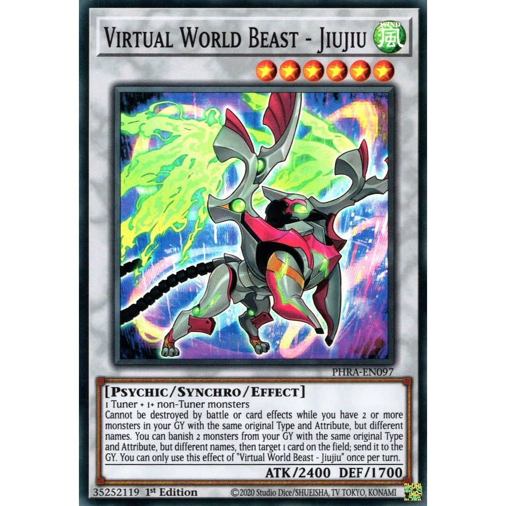 Image for Virtual World Beast - Jiujiu (PHRA-EN097) (PHRA) - YuGiOh