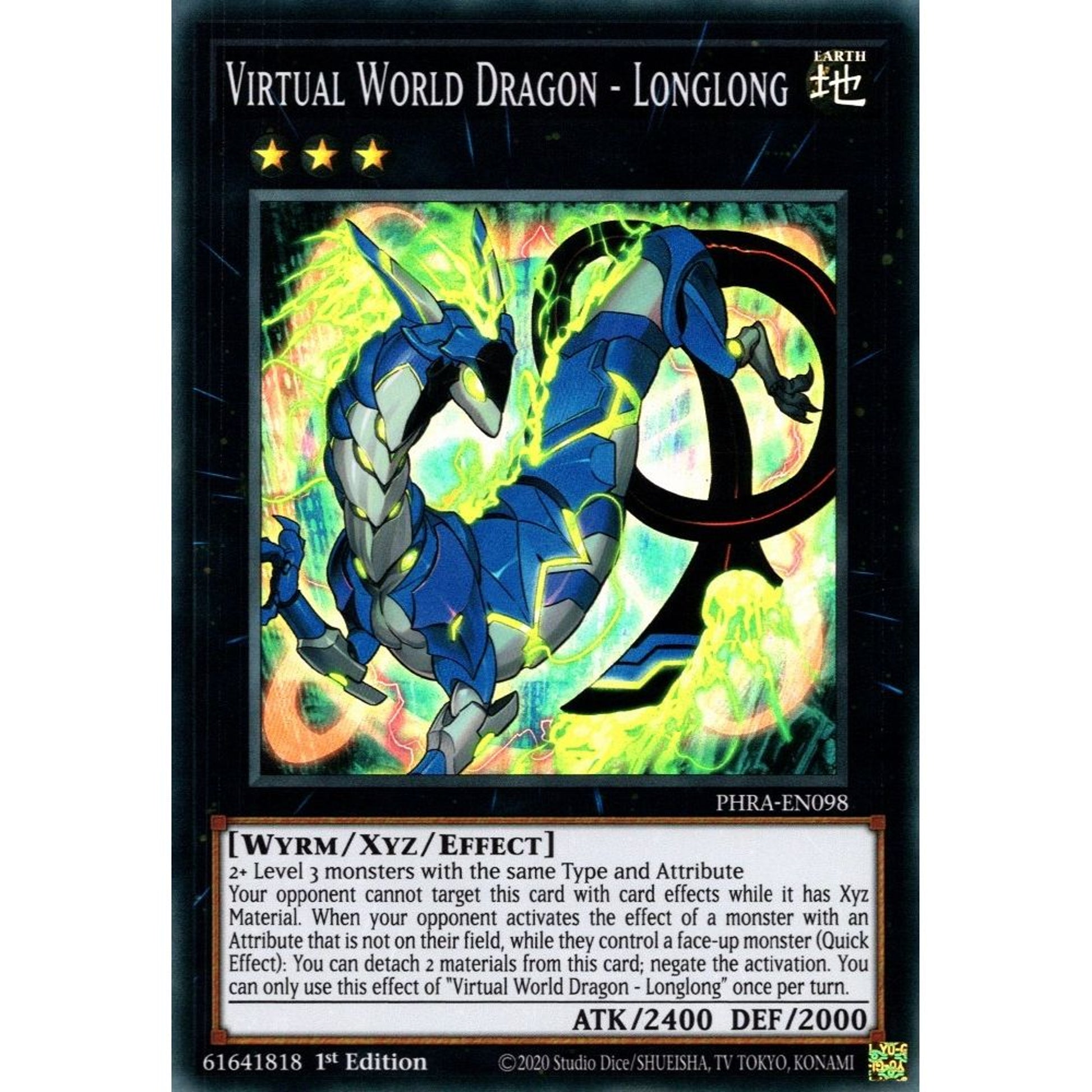 Image for Virtual World Dragon - Longlong (PHRA-EN098) (PHRA) - YuGiOh
