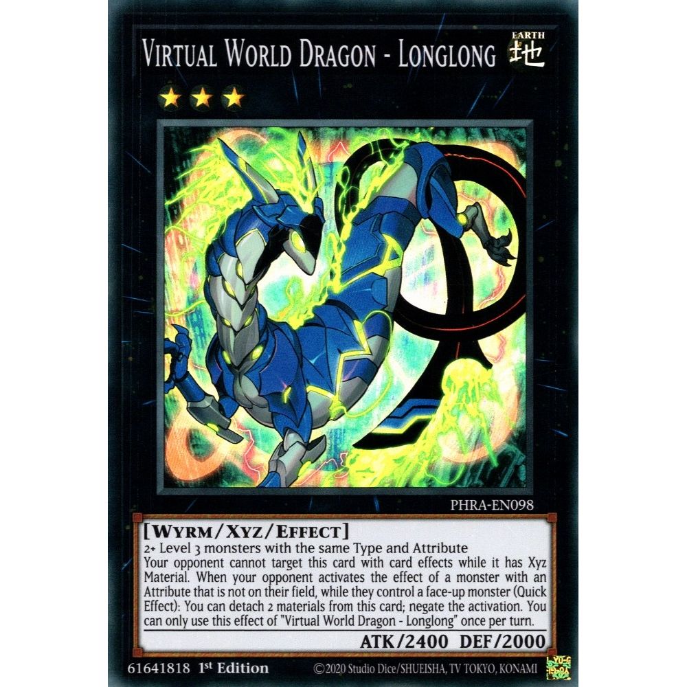 Image for Virtual World Dragon - Longlong (PHRA-EN098) (PHRA) - YuGiOh