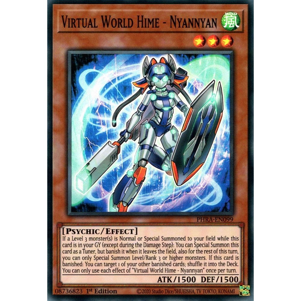 Image for Virtual World Hime - Nyannyan (PHRA-EN099) (PHRA) - YuGiOh