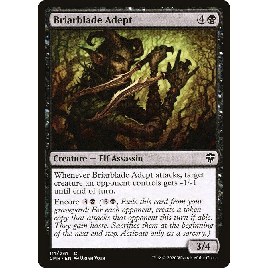 Image for Briarblade Adept (111) (CMR) - Magic: The Gathering