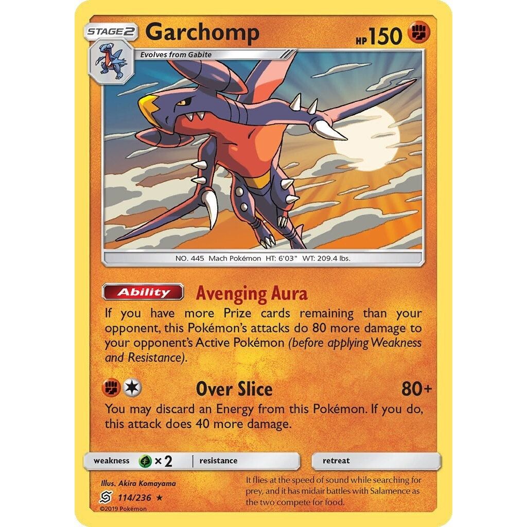 Image for Garchomp - 114/236 (SM Unified Minds) (114/236) (PR) - Pokemon