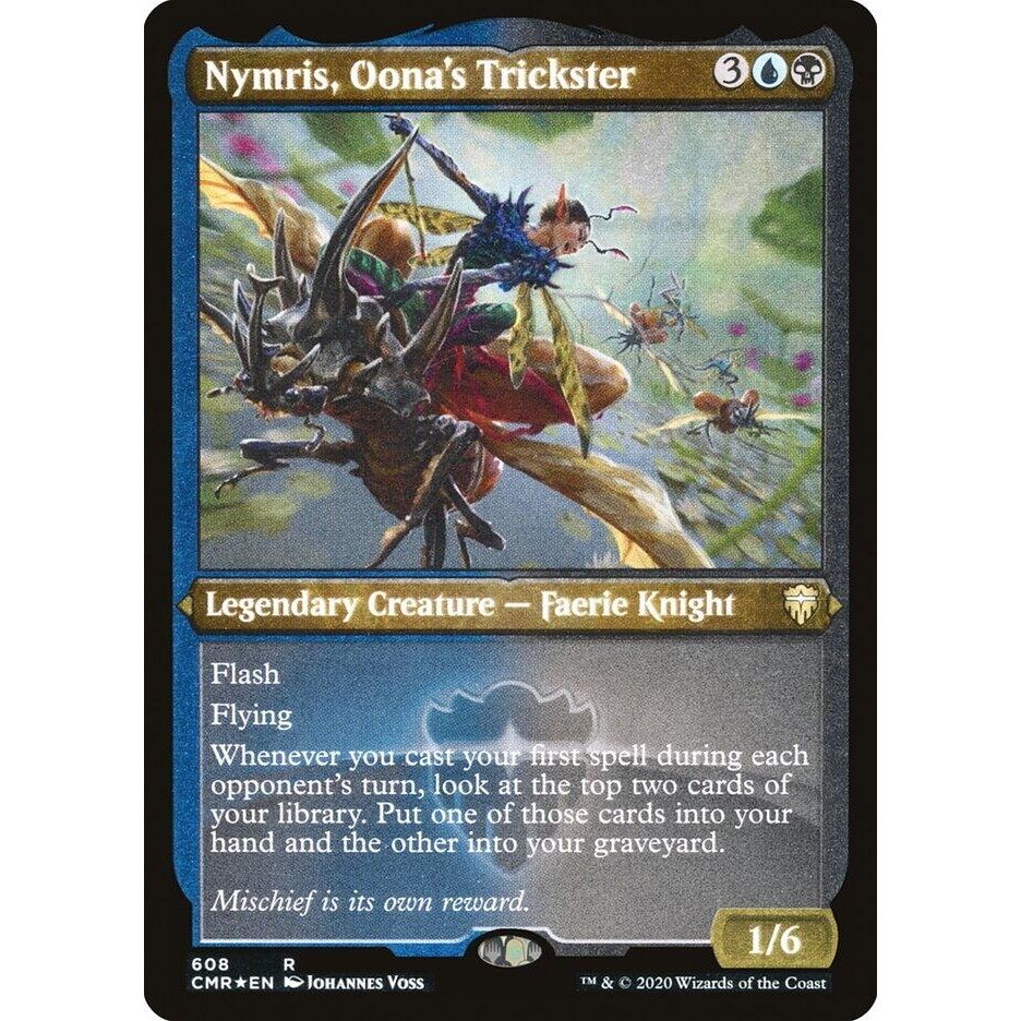 Image for Nymris, Oona's Trickster (Foil Etched) (608) (CMR) - Magic: The Gathering