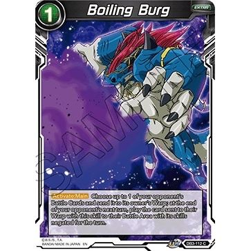 Image for Boiling Burg (DB3-112) (DB3) - Dragon Ball Super: Masters