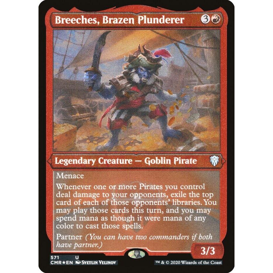 Image for Breeches, Brazen Plunderer (Foil Etched) (571) (CMR) - Magic: The Gathering