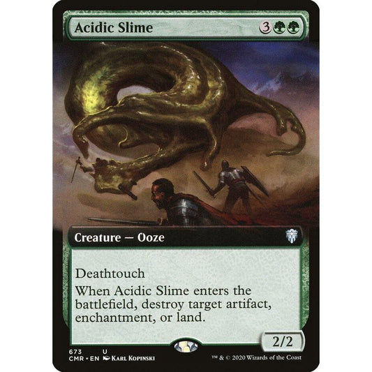 Image for Acidic Slime (Extended Art) (673) (CMR) - Magic: The Gathering
