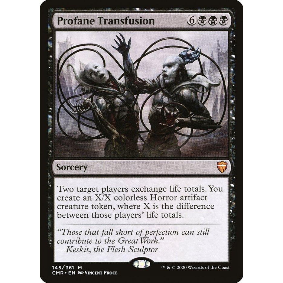 Image for Profane Transfusion (145) (CMR) - Magic: The Gathering