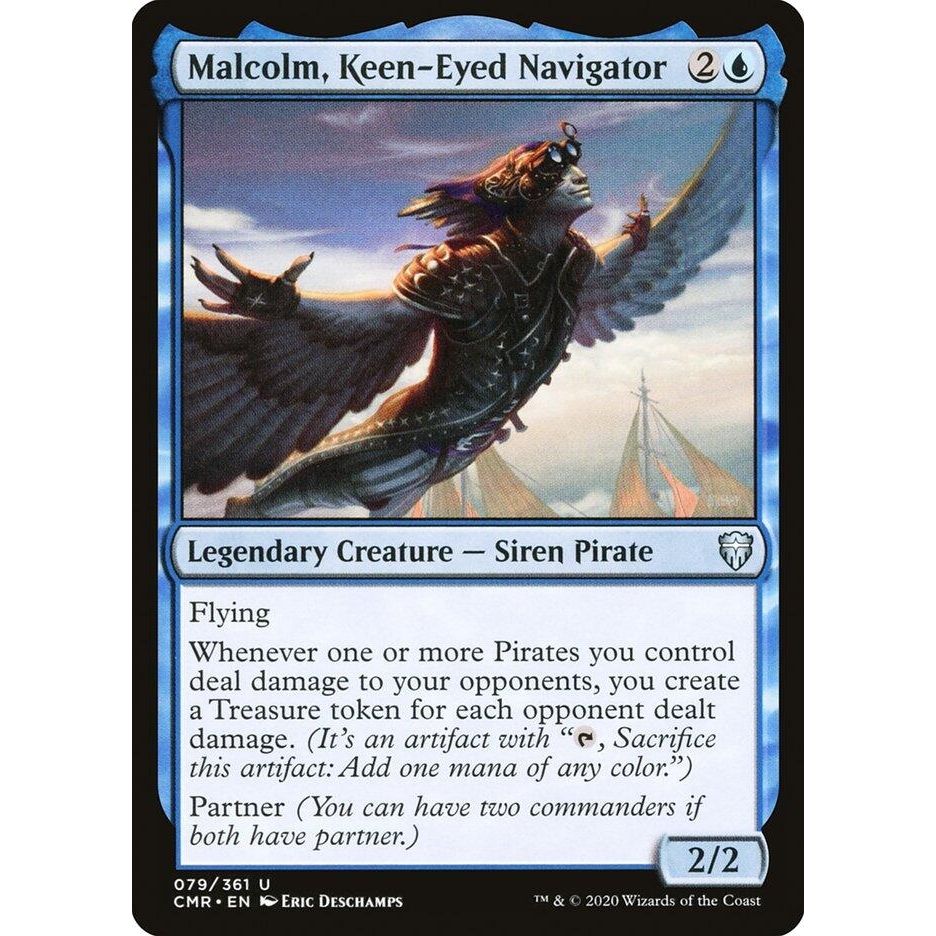 Image for Malcolm, Keen-Eyed Navigator (79) (CMR) - Magic: The Gathering