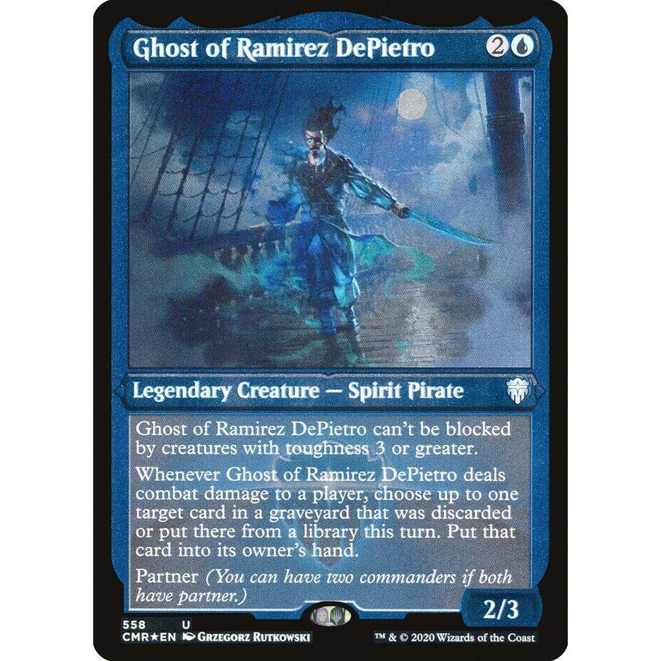 Image for Ghost of Ramirez DePietro (Foil Etched) (558) (CMR) - Magic: The Gathering