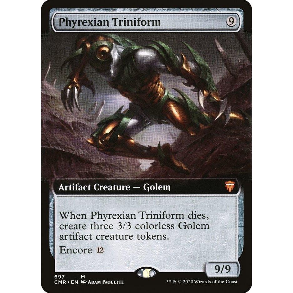 Image for Phyrexian Triniform (Extended Art) (697) (CMR) - Magic: The Gathering