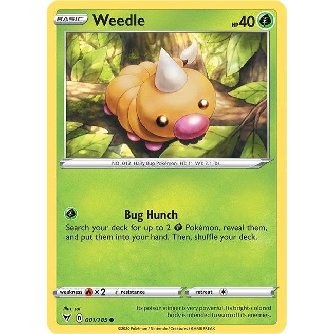 Image for Weedle (001/185) (SWSH04) - Pokemon