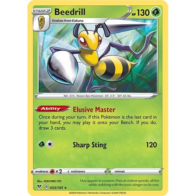 Image for Beedrill (003/185) (SWSH04) - Pokemon